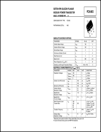 FCX493 datasheet: NPN silicon  planar medium power transistor FCX493