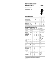 BSS84 datasheet: P-channel enhancement mode vertical DMOS FET BSS84