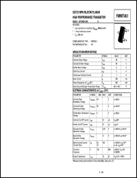 FMMT451 datasheet: NPN silicon planar high perfromance transistor FMMT451