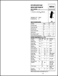 FMMT491 datasheet: NPN silicon planar medium power transistor FMMT491