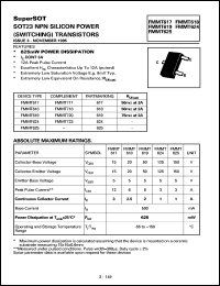 FMMT717 datasheet: NPN silicon power transistor FMMT717