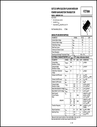 FZT600 datasheet: NPN silicon planar medium power darlington transistor FZT600