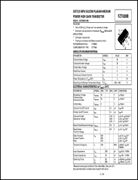 FZT689B datasheet: NPN silicon planar medium power high gain transistor FZT689B