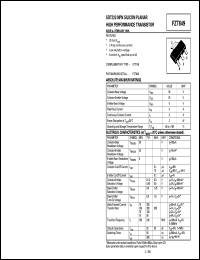 FZT649 datasheet: NPN silicon planar high performance transistor FZT649