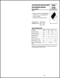 FZT851 datasheet: NPN silicon planar high current transistor FZT851