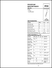 MPSA06 datasheet: NPN silicon planar medium power transistor MPSA06