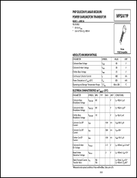 MPSA77P datasheet: PNP silicon planar medium power darlington transistor MPSA77P