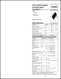 ZVN0545G datasheet: N-channel enhancement mode vertical DMOS FET ZVN0545G