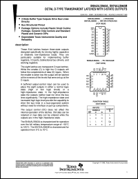 SN74ALS563BN3 datasheet:  OCTAL D-TYPE TRANSPARENT LATCHES WITH 3-STATE OUTPUTS SN74ALS563BN3