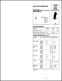 ZC2811E datasheet: Schottky barrier diode ZC2811E