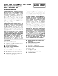 ZLNB2001Q16 datasheet: Dual tone and polarity switch LNB multiplex controller ZLNB2001Q16