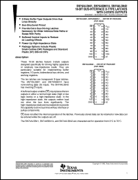 SN74ALS841DW datasheet:  10-BIT BUS-INTERFACE D-TYPE LATCHES WITH 3-STATE OUTPUTS SN74ALS841DW