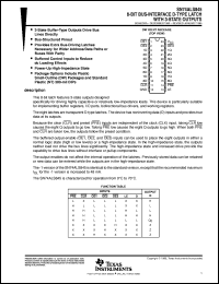 SN74ALS845NT datasheet:  8-BIT BUS-INTERFACE D-TYPE LATCHES WITH 3-STATE OUTPUTS SN74ALS845NT