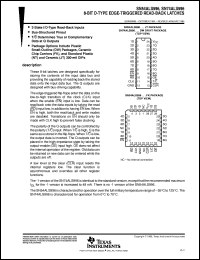 SN74ALS996-1DWR datasheet:  OCTAL D-TYPE EDGE-TRIGGERED READ-BACK LATCHES SN74ALS996-1DWR