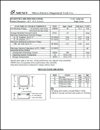 MBR1040 datasheet: 40 V, Schottky die MBR1040