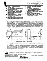 SN74AVC16373DGVR datasheet:  16-BIT TRANSPARENT D-TYPE LATCH WITH 3-STATE OUTPUTS SN74AVC16373DGVR