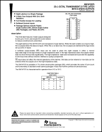 SN74F2373DBLE datasheet:  25-OHM OCTAL TRANSPARENT D-TYPE LATCH WITH 3-STATE OUTPUTS SN74F2373DBLE