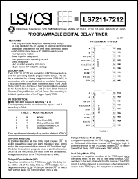LS7212 datasheet: Programmable digital delay timer LS7212