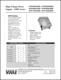 HVP050N5000 datasheet: 5 mA, high voltage power supply HVP050N5000