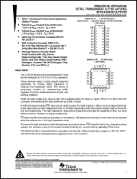 SN74LV573ADW datasheet:  OCTAL TRANSPARENT D-TYPE LATCHES WITH 3-STATE OUTPUTS SN74LV573ADW