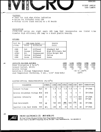 L72CB1SDB datasheet: 40mW right angle led lamp L72CB1SDB