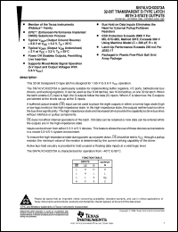 SN74LVCH32373AGKER datasheet:  32-BIT TRANSPARENT D-TYPE LATCH WITH 3-STATE OUTPUTS SN74LVCH32373AGKER