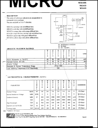 MO61D datasheet: Solid state indicator MO61D