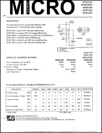 MUB31DH datasheet: 5V high efficiency led lamp MUB31DH