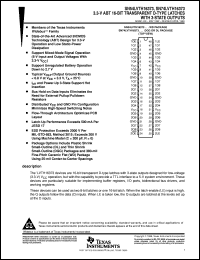 SN74LVTH16373DL datasheet:  3.3-V ABT 16-BIT TRANSPARENT D-TYPE LATCHES WITH 3-STATE OUTPUTS SN74LVTH16373DL