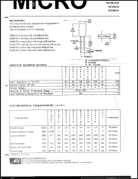 MYB61D datasheet: 60mW, 5V - led lamp MYB61D