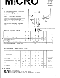 MGB62D datasheet: 100mW, 5V - led lamp MGB62D