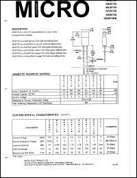 MOB73DR datasheet: 100mW, 5V - led lamp MOB73DR