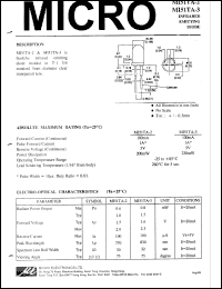 MI51TA-2 datasheet: 5V, 200mW infrared emitting diode MI51TA-2