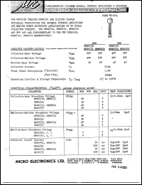 MPS6532 datasheet: 5V, 500mW PNP silicon general purpose amplifier MPS6532