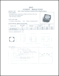 SDT-1207P datasheet: SMD power inductor SDT-1207P