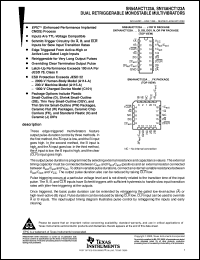 5962-9861601QEA datasheet:  DUAL RETRIGGERABLE MONOSTABLE MULTIVIBRATORS 5962-9861601QEA