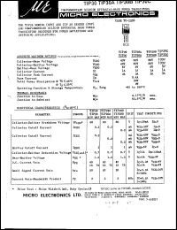 TIP30 datasheet: 5V complementary silicon epitaxial- base power transistor TIP30