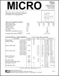 TIP32C datasheet: 5V complementary silicon power transistor TIP32C