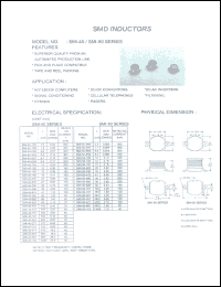 SMI-40-22D datasheet: SMD inductor SMI-40-22D