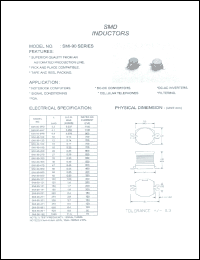 SMI-90-180 datasheet: SMD power inductor SMI-90-180