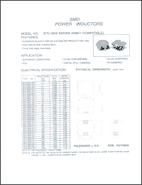 SPC-0603-3R3 datasheet: SMD power inductor SPC-0603-3R3