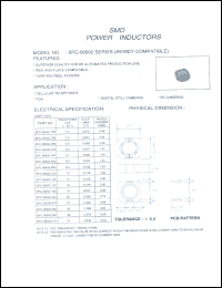 SPC-06502-470 datasheet: SMD power inductor SPC-06502-470