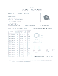 SPC-1002-7R5 datasheet: SMD power inductor SPC-1002-7R5