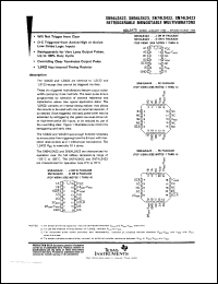 SN74LS423DR datasheet:  DUAL RETRIGGERABLE MONOSTABLE MULTIVIBRATORS SN74LS423DR