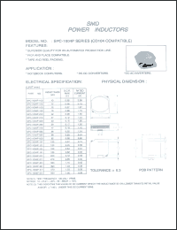 SPC-1004P-150 datasheet: SMD power inductor SPC-1004P-150