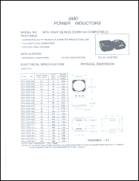 SPC-1204P-3R9 datasheet: SMD power inductor SPC-1204P-3R9