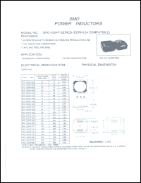 SPC-1204P-100 datasheet: SMD power inductor SPC-1204P-100
