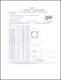 SPC-1205P-121 datasheet: SMD power inductor SPC-1205P-121