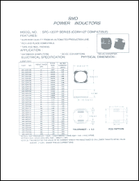 SPC-1207P-220 datasheet: SMD power inductor SPC-1207P-220