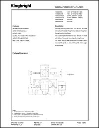 AM2520ID08 datasheet: Subminiature solid state lamp. High efficiency red (peak wavelength 627 nm). Lens type red diffused. AM2520ID08